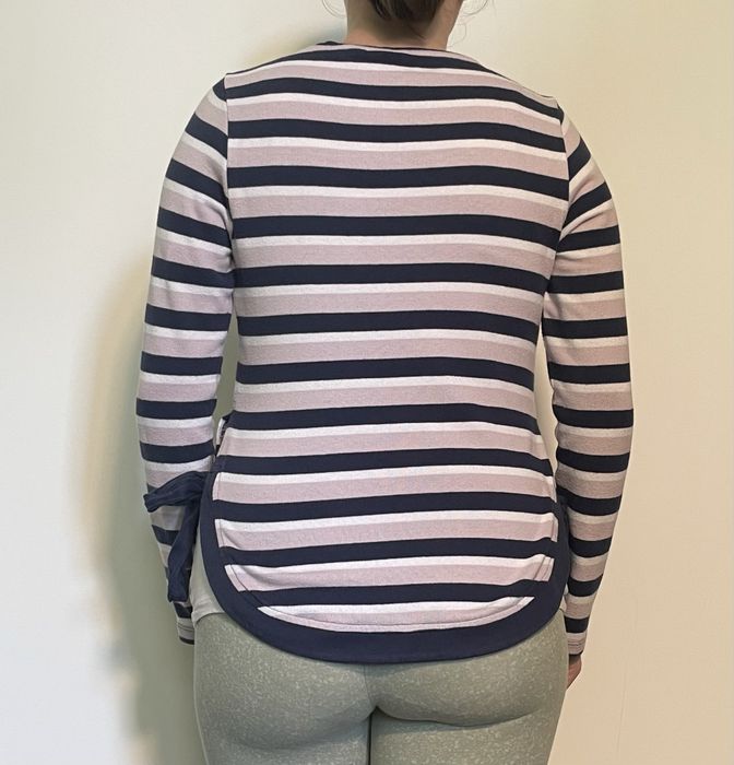 Sweter ciążowy w paski XS/S