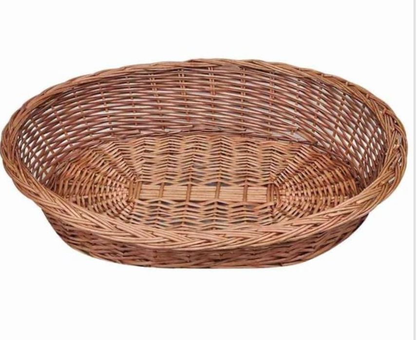 Wiklinowy kosz/legowisko dla psa, naturalne, 90 cm