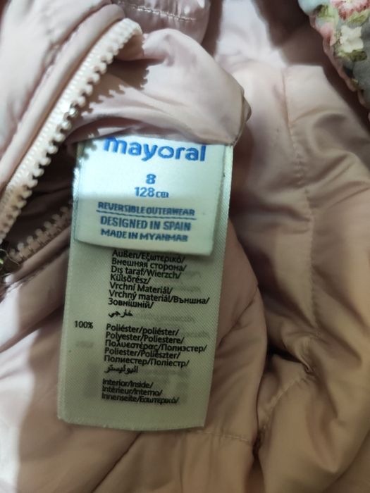 Casaco menina da Mayoral Reversível