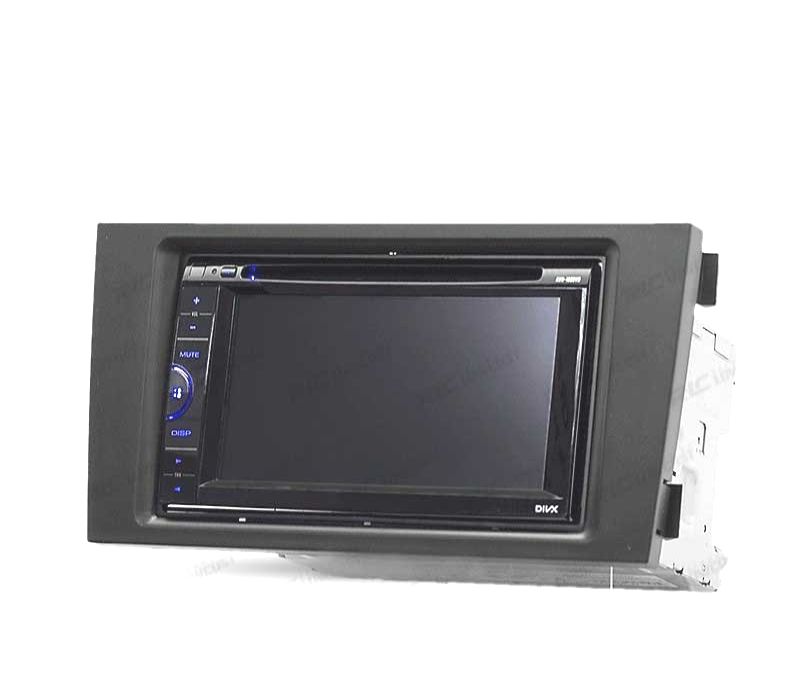 MOLDURA ADAPTADOR PRETO PARA RADIO 2-DIN AUDI A6 ALLROAD