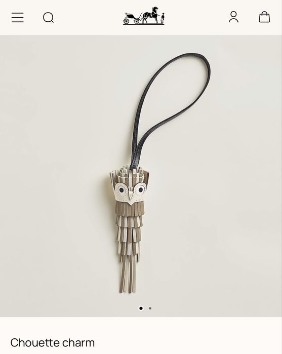 Chouette Charm брелок Hermes для сумки