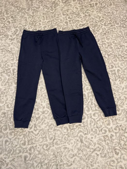 Спортивні джогери, штани на флісі для хлопчика сині H&M 134, 140 8-9, 9-10 років