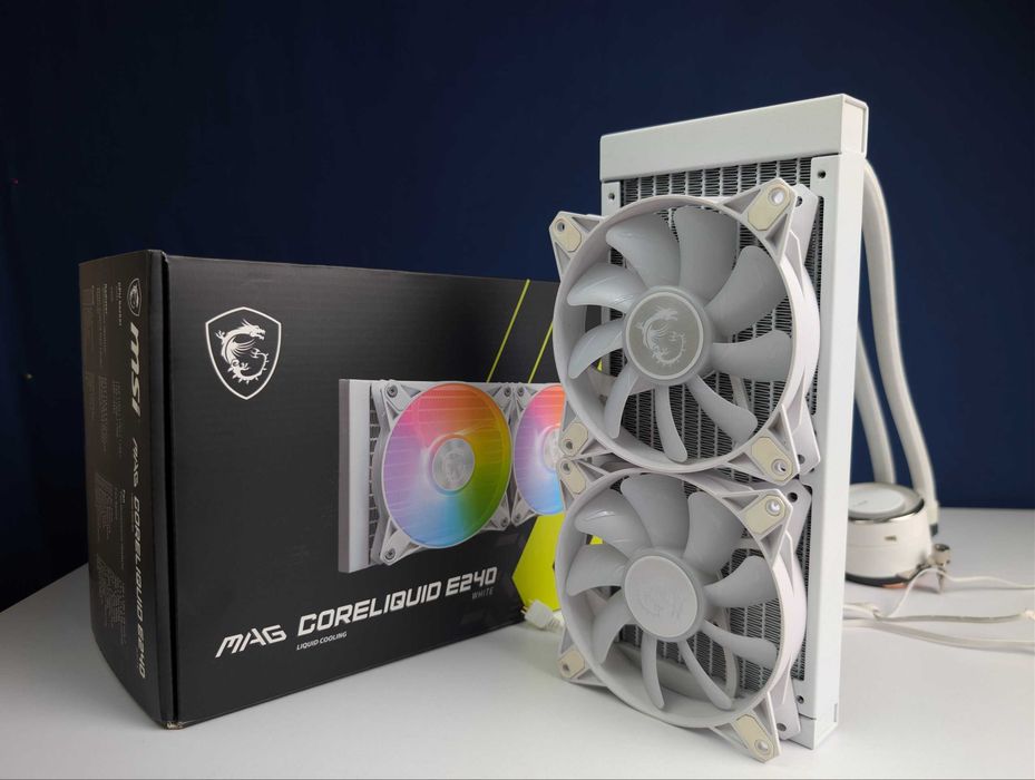 Стильна та Ефективна Система Рідинного Охолодження MSI MAG Coreliquid E240 White | МАГАЗИН | Гарантія 90 днів