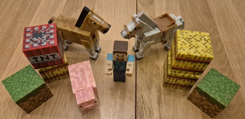 Figurki Minecraft Overworld Saddle Pack.