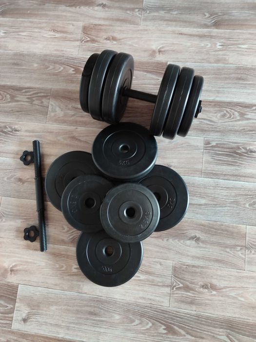 Гантели 2 по 25 кг разборные композитные гантелі 25 кг розбірні: 1 698 ...