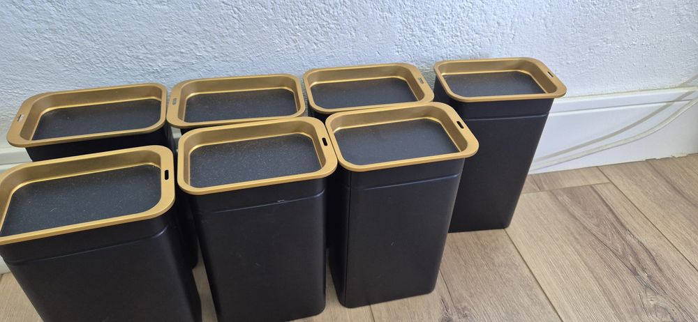 Lata p/café/chá, 11x7x20 cm