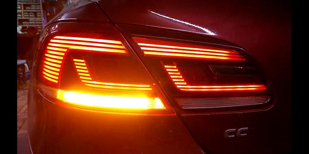 Жёлтые поворотники на американский Passat USA NMS (B7) / CC / Tiguan
