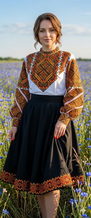 Парна вишиванка"Гуцульські мотиви,"