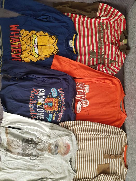 bluzki na długi rękaw T-shirty dla chłopca