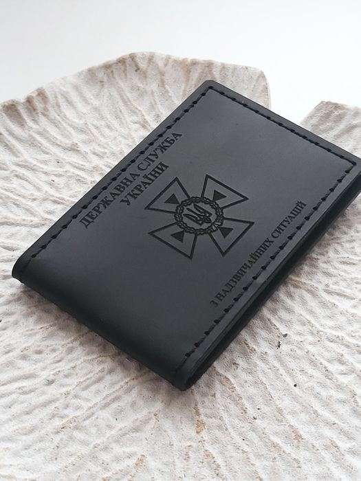 Шкіряні обкладинки для ДСНС з жетоном,  Варіанти