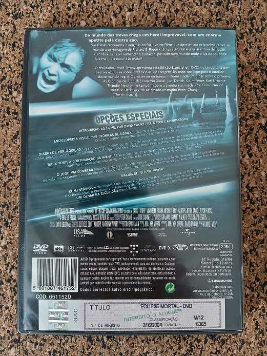 DVD - Eclipse Mortal (As Crónicas de Riddick)