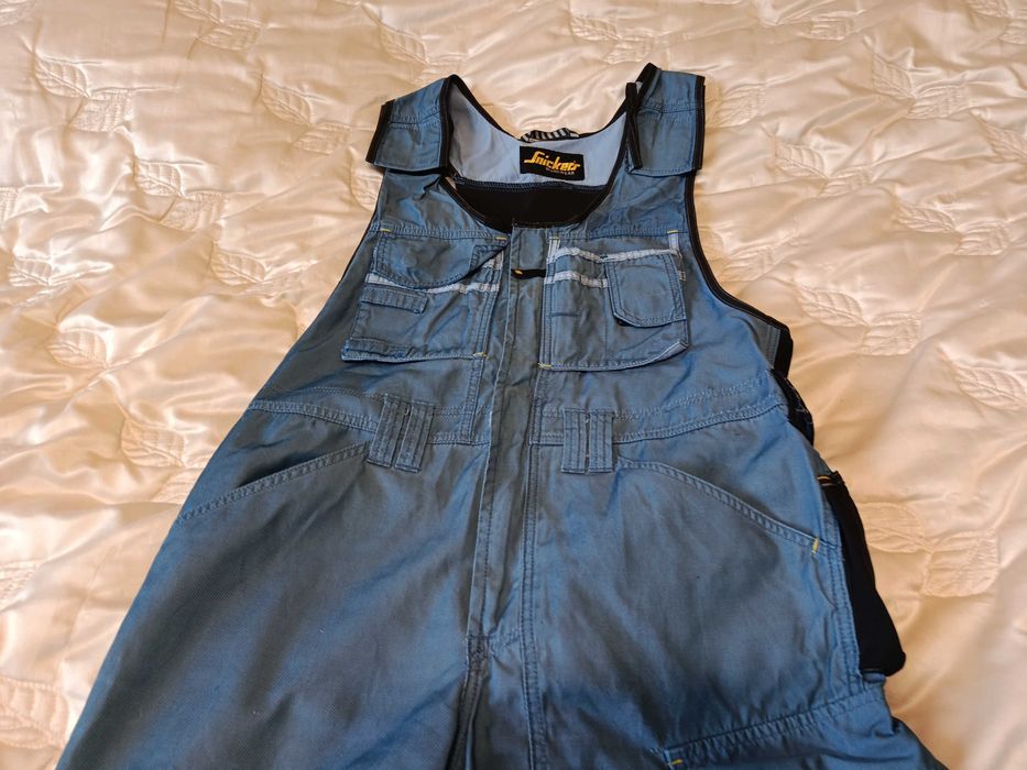 Spodnie robocze ogrodniczki Snickers Dura Twill 3312 r. 52 bdb