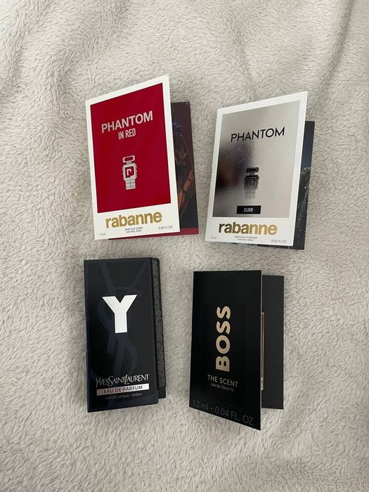 perfumy meskie phantom in red  rabanne the scent boss Y Le parfum YSL