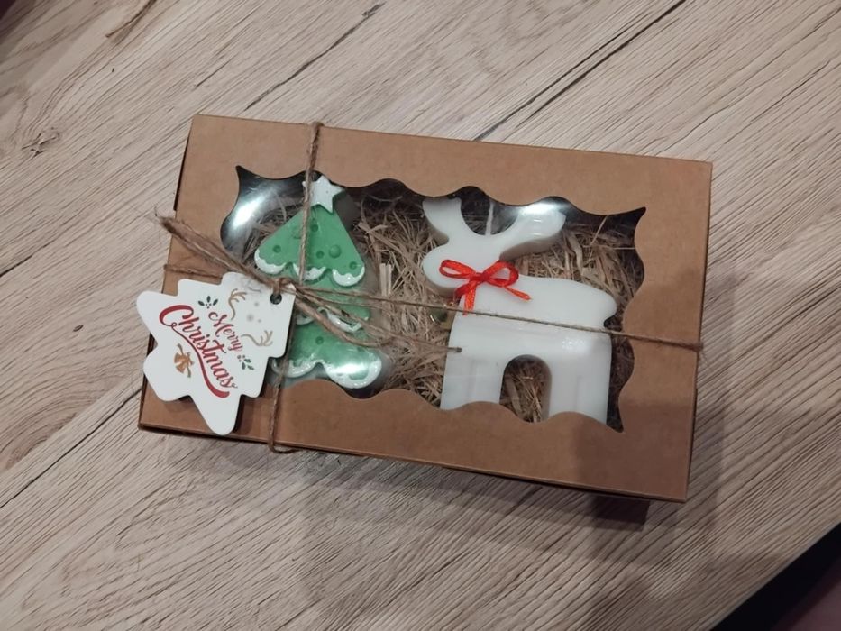 Sojowe świeczki świąteczne