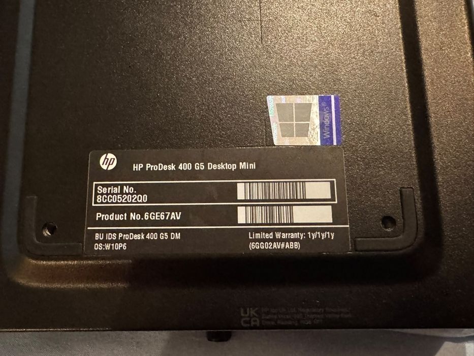 HP ProDesk 400 G5 Desktop Mini
