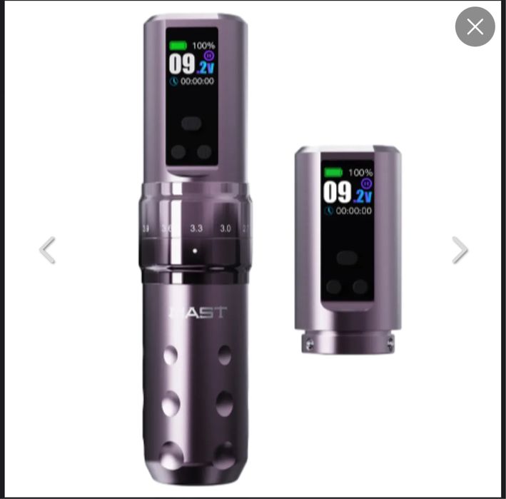Тату машинка Mast Fold 2 Pro з 2 батареями + RCA WQP-076-13