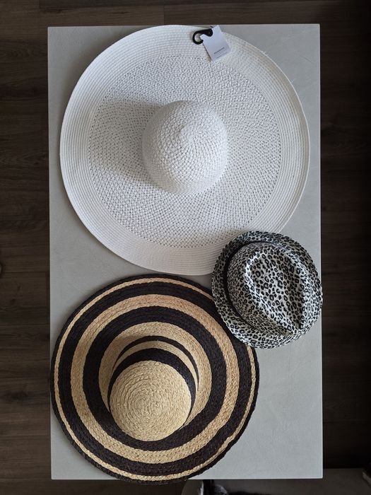 Капелюх літній солома папір