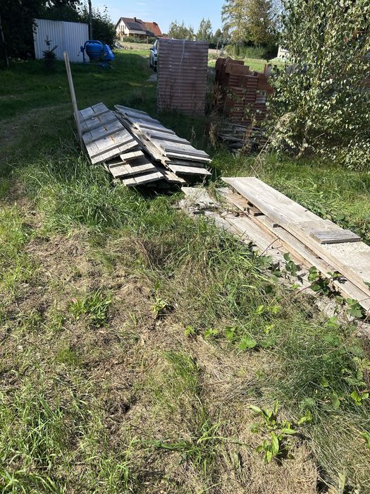 Blaty szalunkowe po budowie