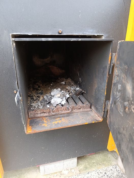 Piec do sauny, opalany drewnem, koza