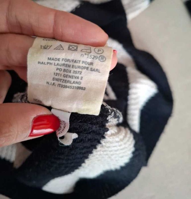 Denim&Supply Ralph Lauren sweterek damski w paski roz. 46/48