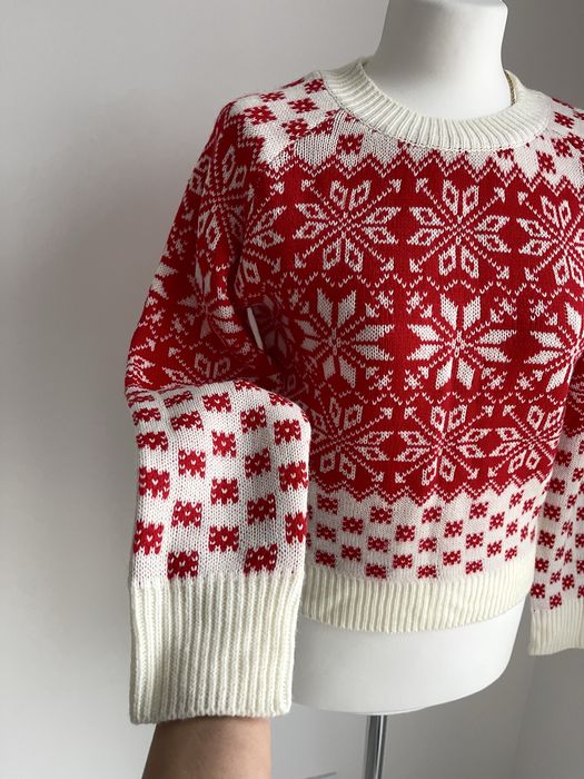 Nowy swiateczny sweter damski r.S