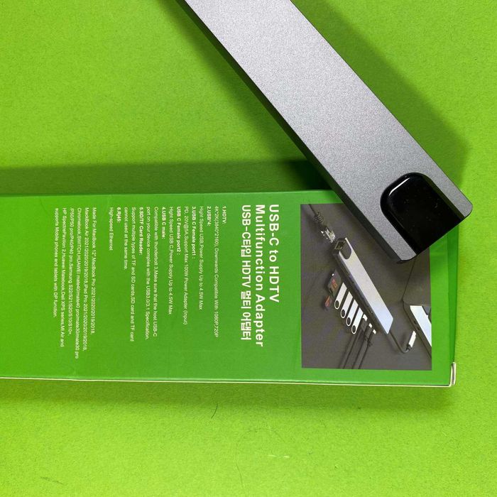 Док станція для ноутбука макбука 10-in-1 USB-C юсб хаб розширювач