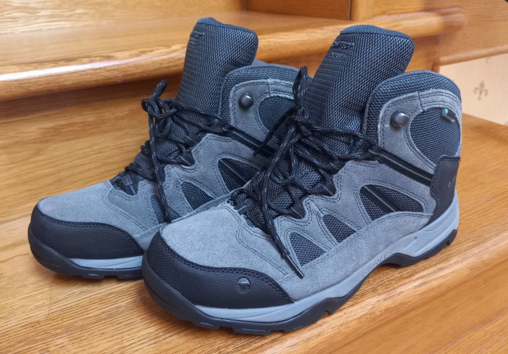Buty szare trekkingowe skóra Hi-Tec Waterproof dri-tec Eu 42 uk 8