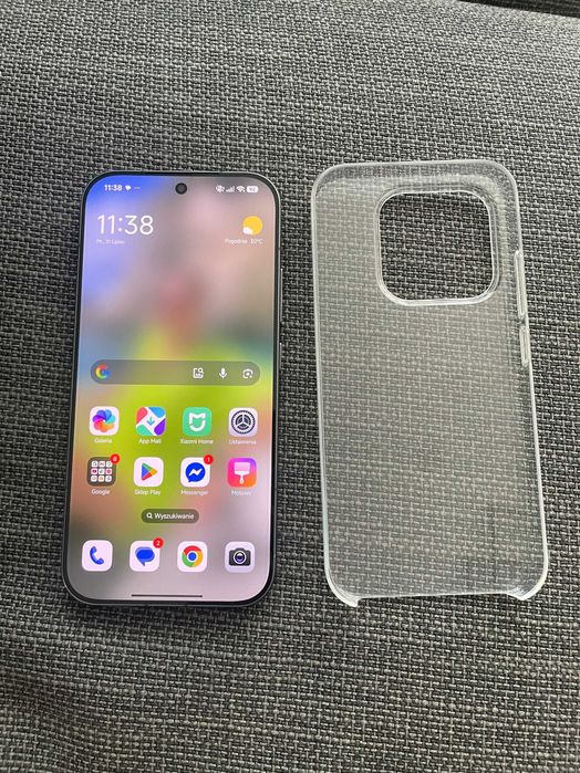 Telefon Xiaomi 17 12GB RAM/512GB BLACK, STAN IDEALNY, Folia na ekran, etui