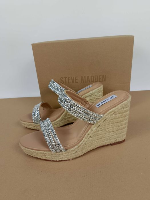 Steve Madden piękne klapki espadryle 41
