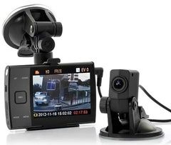 Автомобильный видеорегистратор/Авто регистратор HD/2 камеры