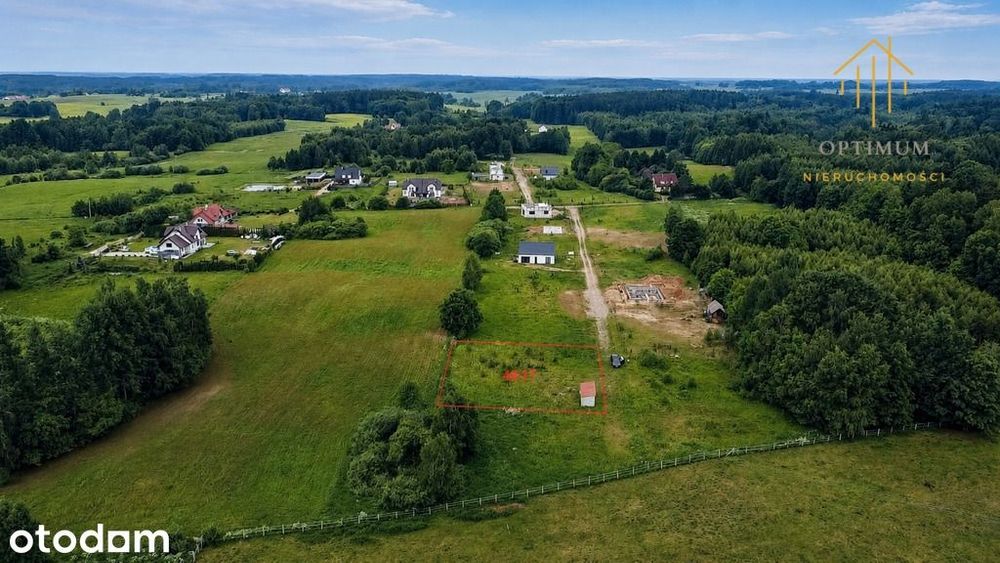 Działka budowlana Różnowo 900m - Widok 3