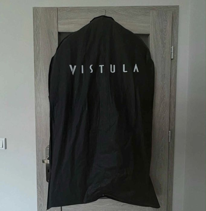 Garnitur męski Vistula w kratę super slim