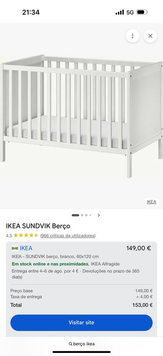 Um berço de bebé