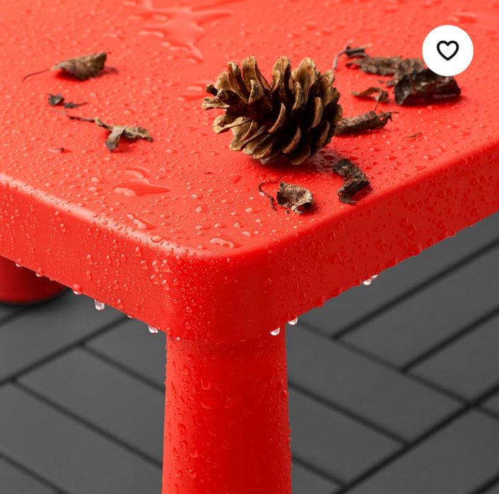 Mammut Children's Table, IKEA, Rectangular64739676140161121