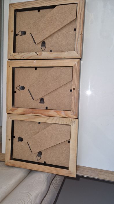 Três quadros com Jianzhi comprado em viagem à China