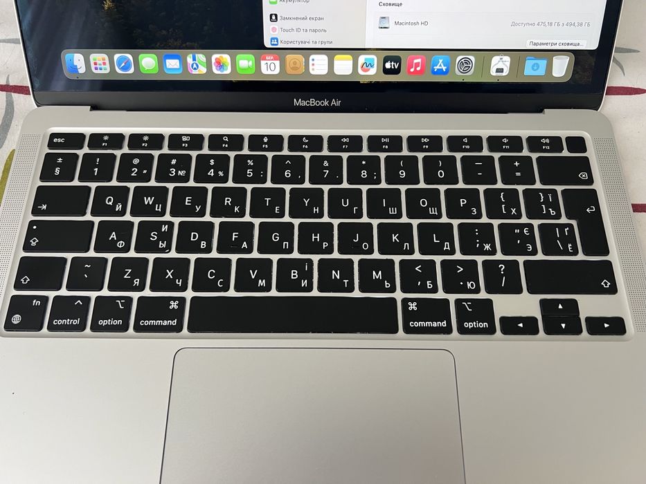 MacBook Air 13 2020 M1 8 512 A2337 Silver