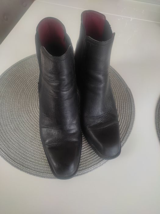 Botki Zara 40 skóra