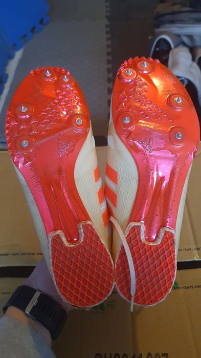 Bicos Adidas Adizero MD White Solar nr42