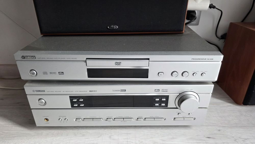 Amplituner YAMAHA HTR 5730RDS + Kolumny 5.1 Eltax  + DVD