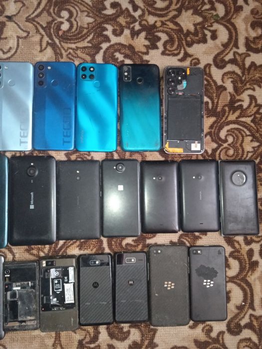 Xiaomi Redmi note 7 ; redmi 9a , 7a . Fossibot F105 ; Tecno ; Nokia