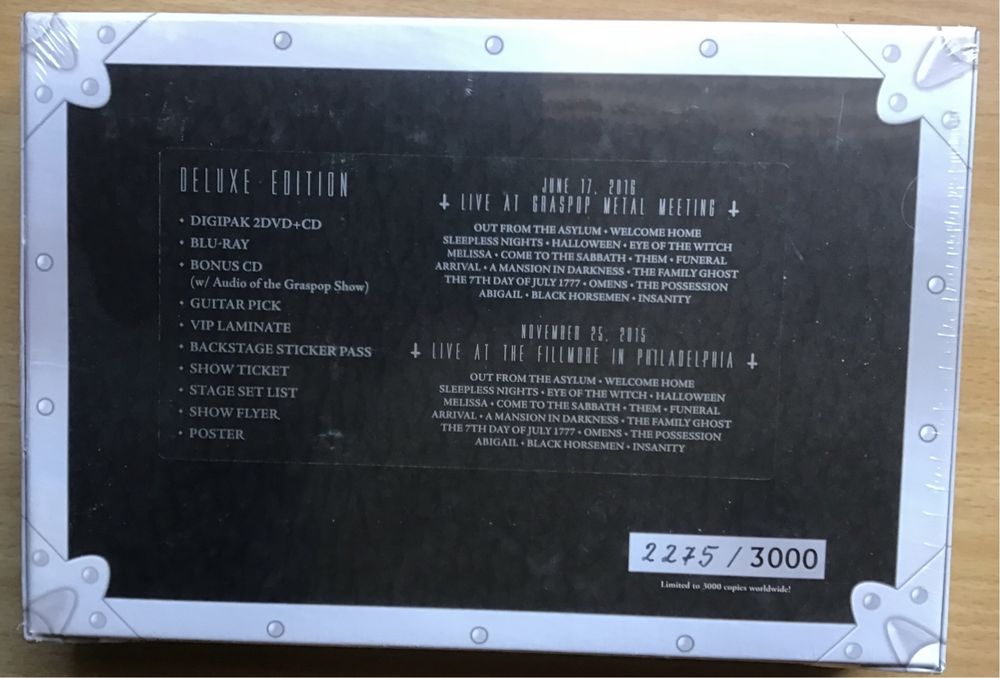 King Diamond - Songs for the Dead Live - Limited Box