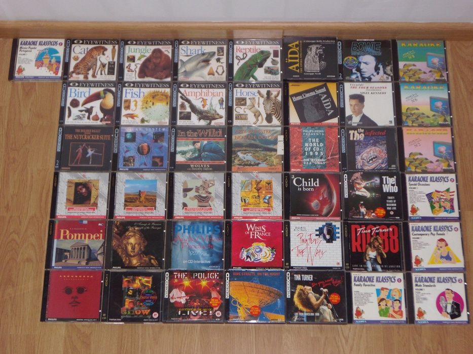 Philips CDi: VCD's de Filmes e Musica e Jogos