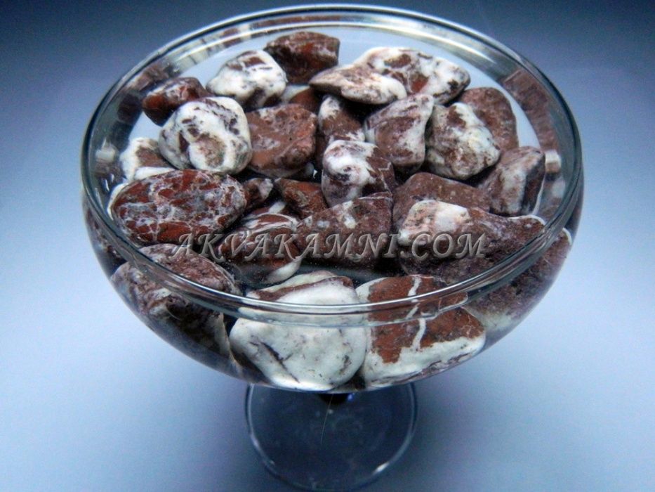 Гальки для аквариума - 7 видов крупных (камни) и 13 мелких (грунты)