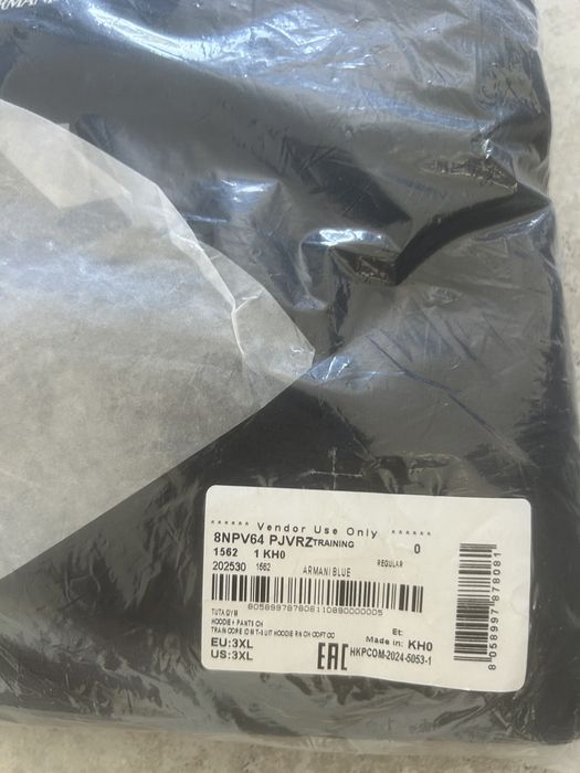 Чоловічий спортивний костюм Emporio Armani,3XL