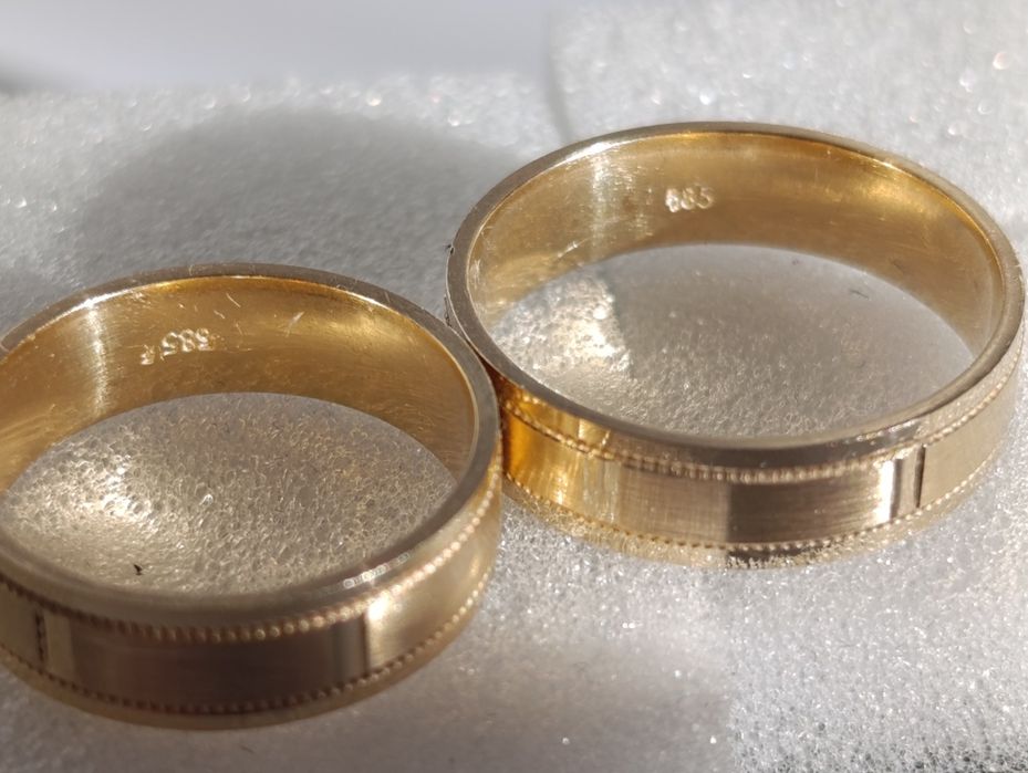 Obrączki ślubne 585 Nowe