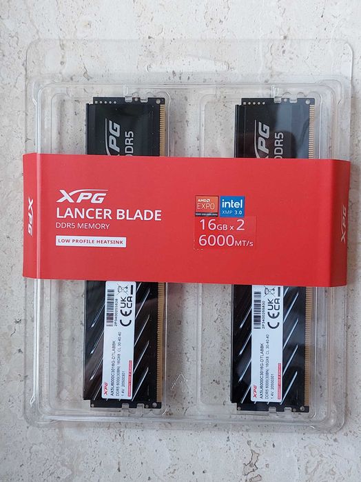 Pamięć RAM DDR5 ADATA XPG Lancer 2x16GB 6000MHz CL30 zaplombowana