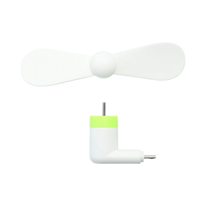 Mini Wiatrak / wentylator na Micro USB White