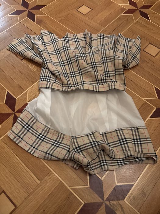Спідниця з шортами типу Burberry