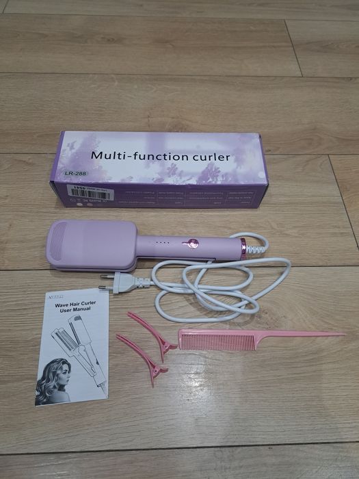 Falownica Lokówka Karbownica LR-288 Fioletowa – Duże Fale, Szybkie Nag