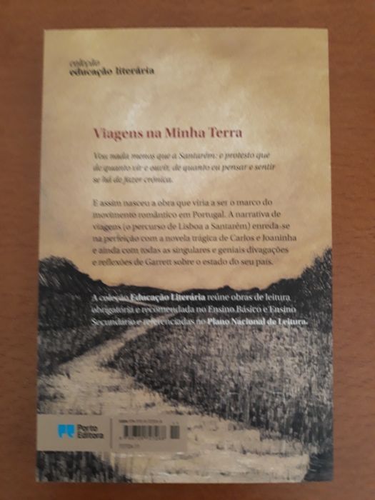 Livro Viagens na minha terra (Almeida Garrett) NOVO